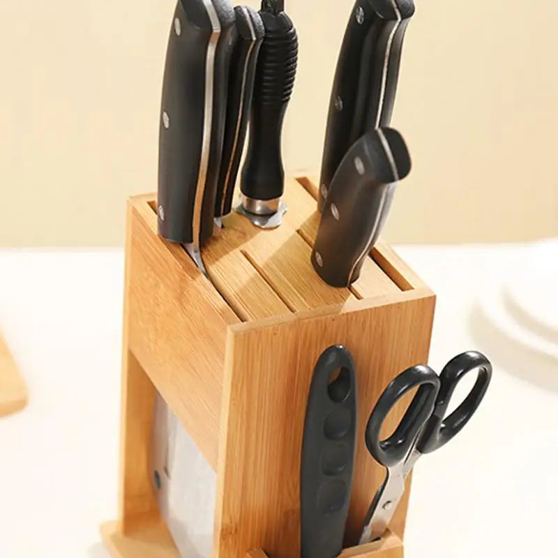 Bamboo Knife Holder