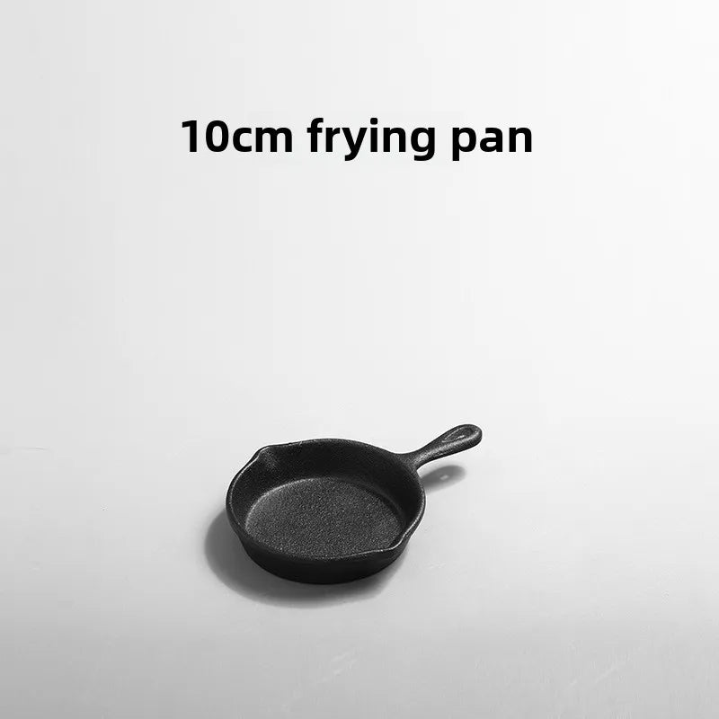 cast‑iron frying pan