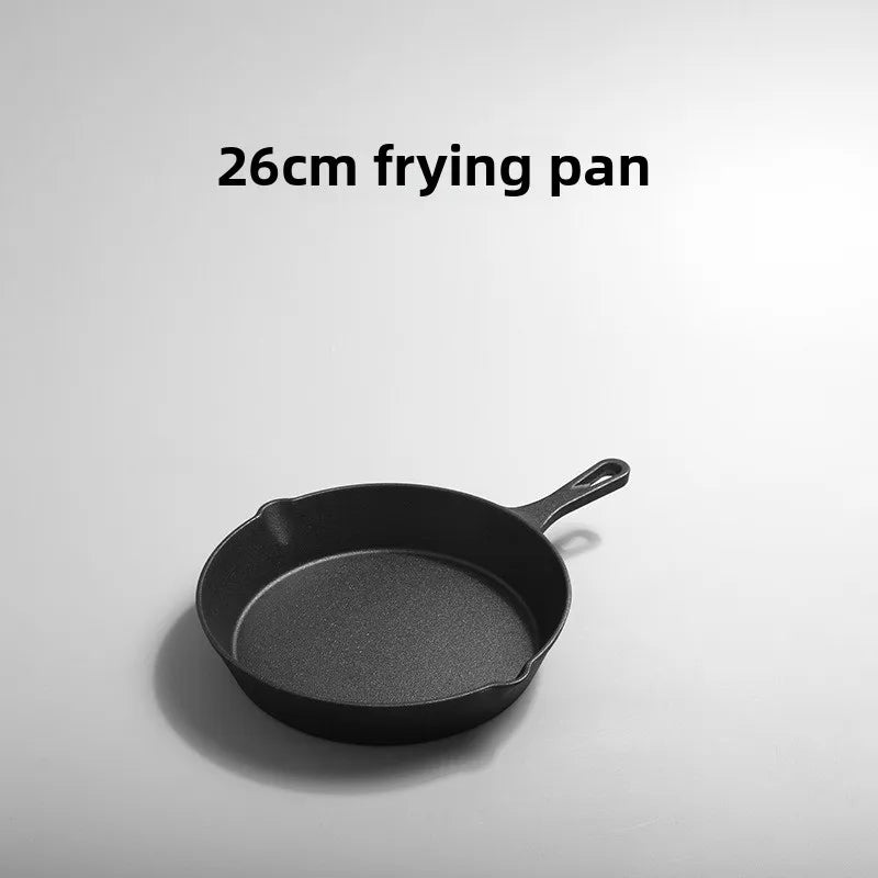 cast‑iron frying pan