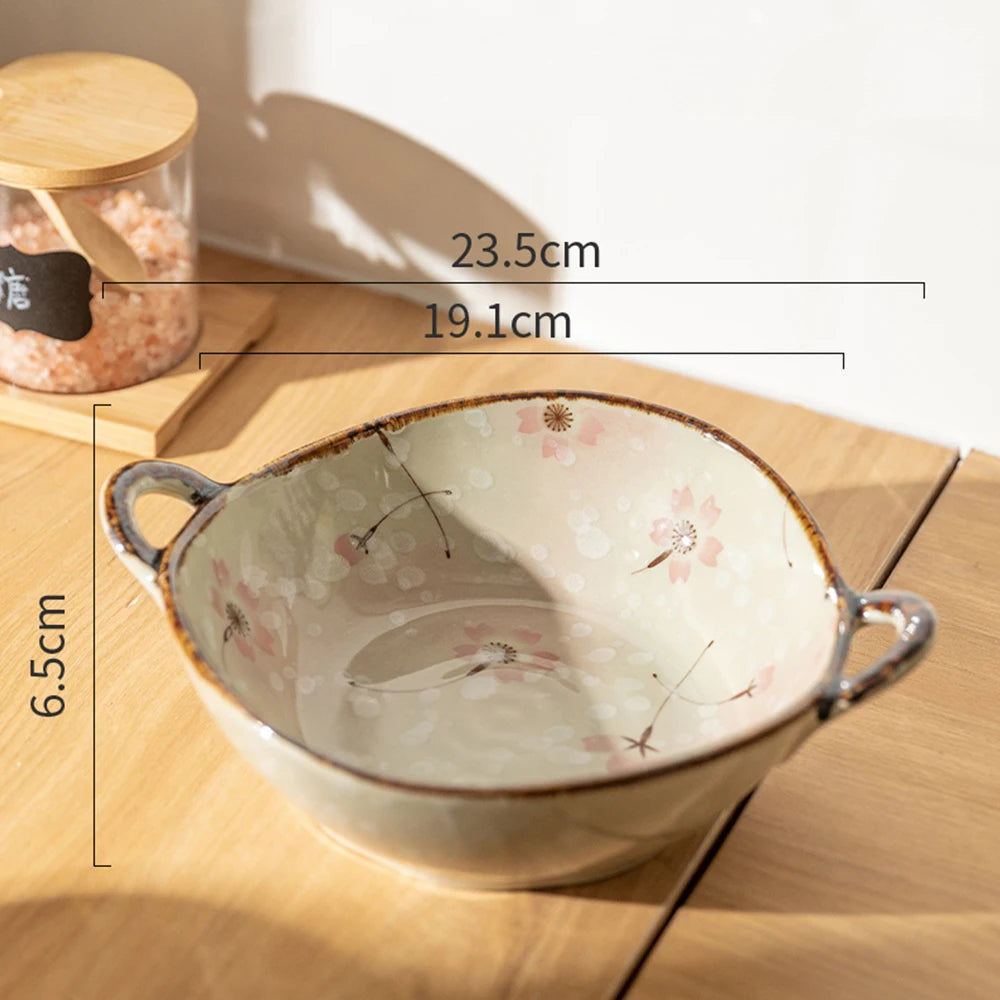 Ceramic Japanese Noodle Bowl