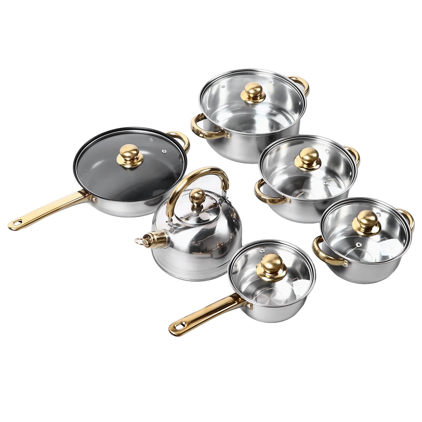 13 Piece Kitchen Pots Set