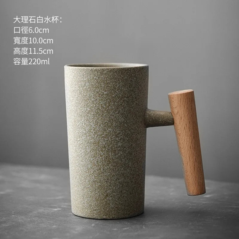 Handcrafted Coarse Ceramic Pottery Cup