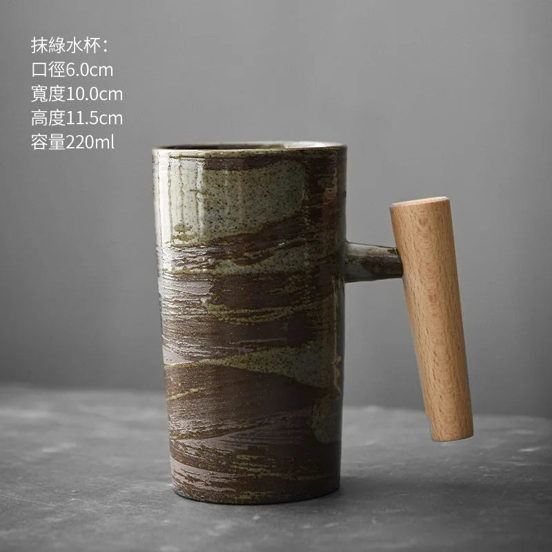 Handcrafted Coarse Ceramic Pottery Cup
