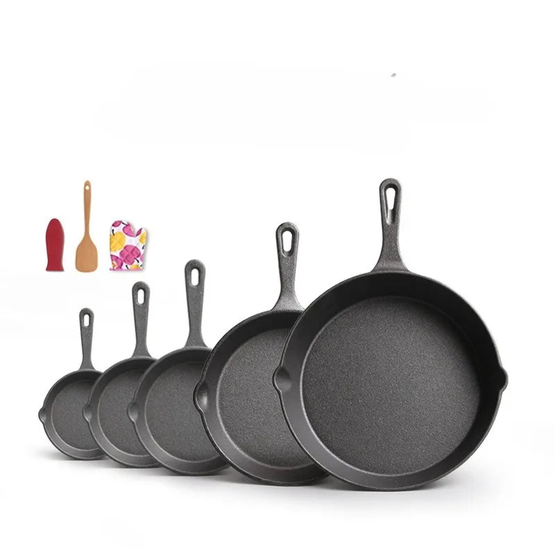cast‑iron frying pan