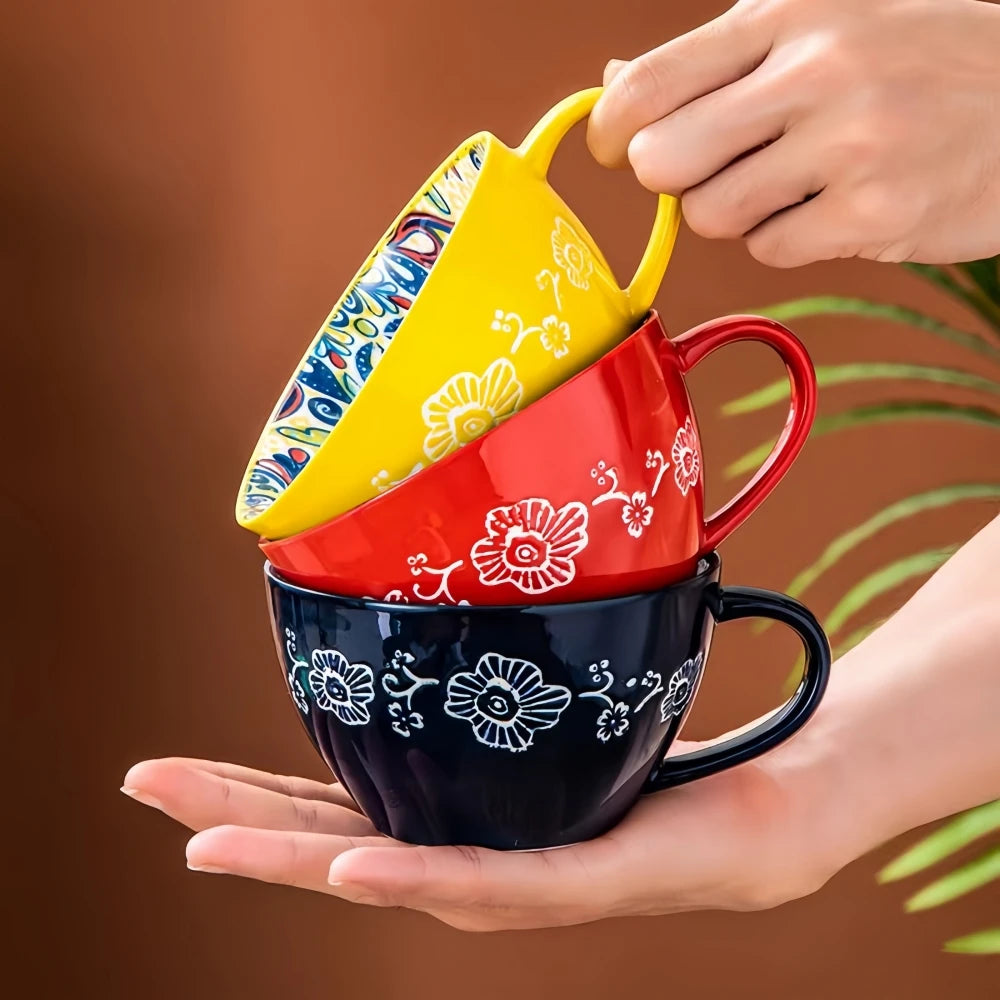 Floral Ceramic  Mug
