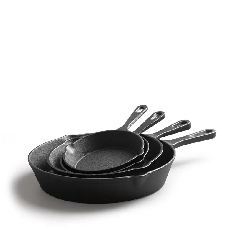 cast‑iron frying pan
