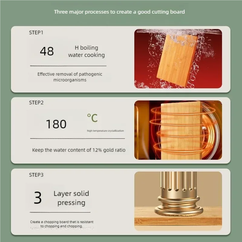 Bamboo Cutting Board with Handle