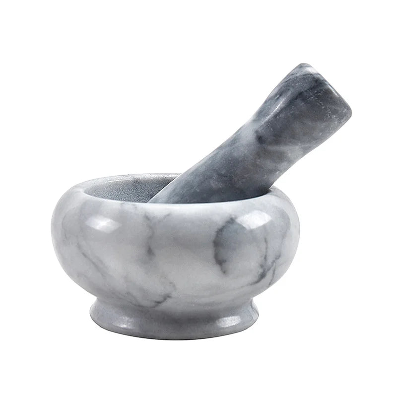 Marble Grinding Bowl Mortar and Pestle