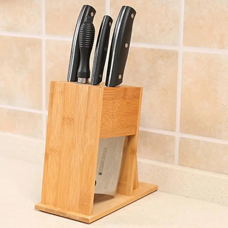 Bamboo Knife Holder