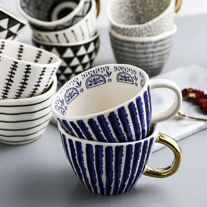 Hand Painted Ceramic Mugs
