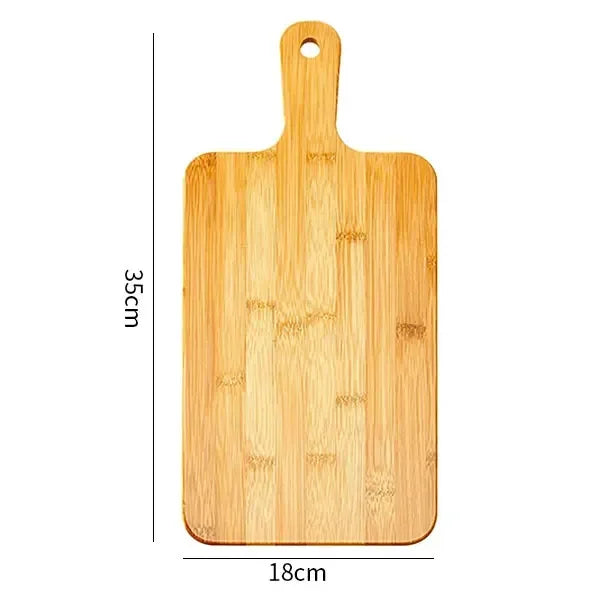 Bamboo Cutting Board with Handle Large