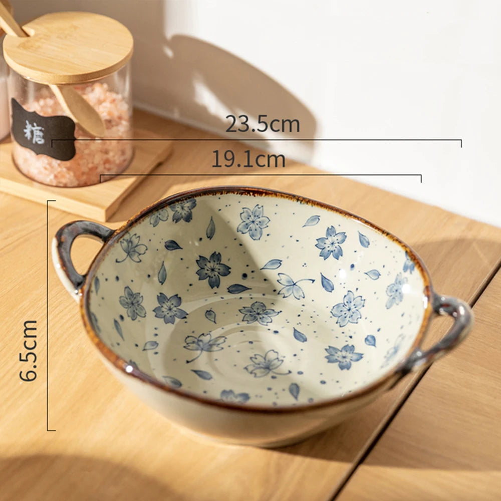 Ceramic Japanese Noodle Bowl