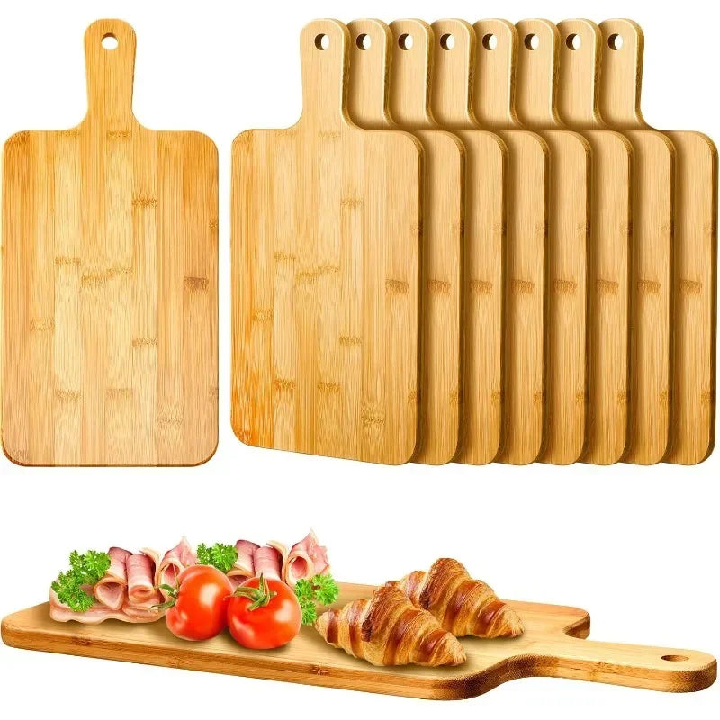 Bamboo Cutting Board with Handle Large