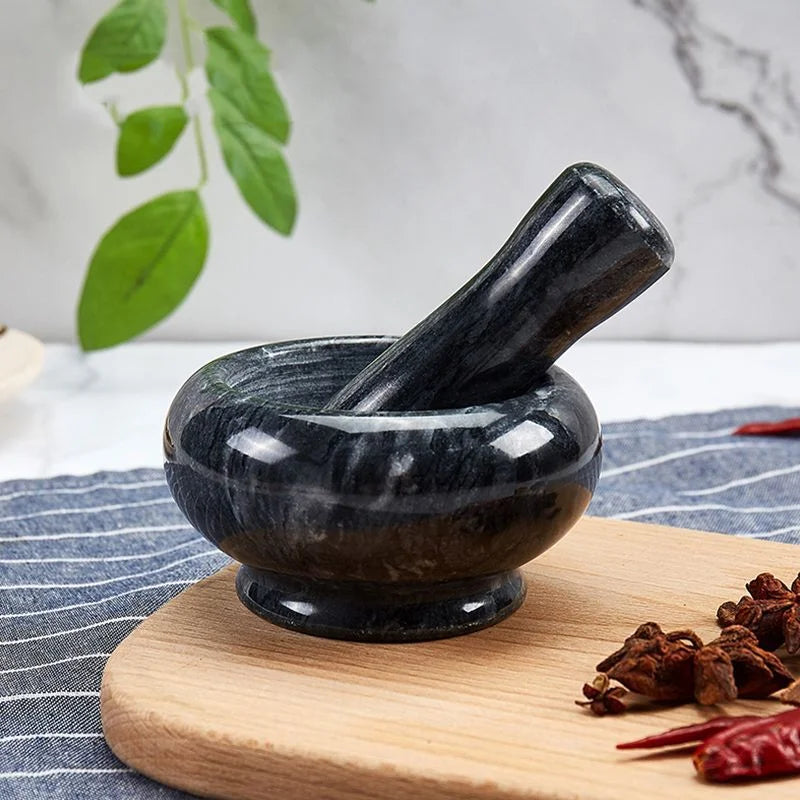 Marble Grinding Bowl Mortar and Pestle