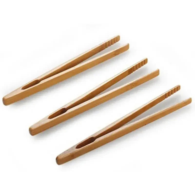 Reusable Bamboo Toaster Tongs
