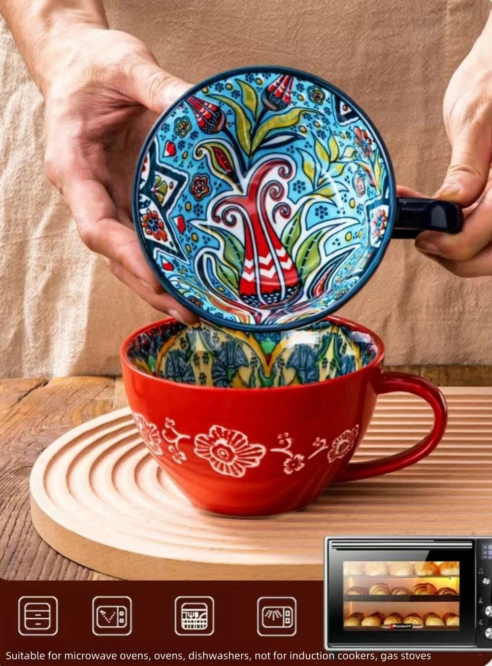 Floral Ceramic  Mug