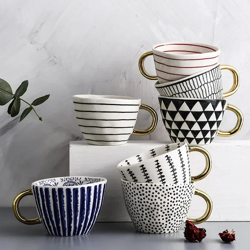 Hand Painted Ceramic Mugs